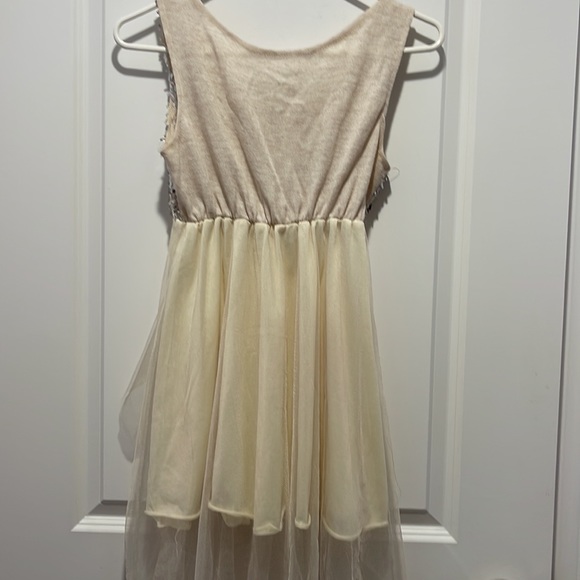 Fashion Sequins White Mini Dress - Picture 3 of 3